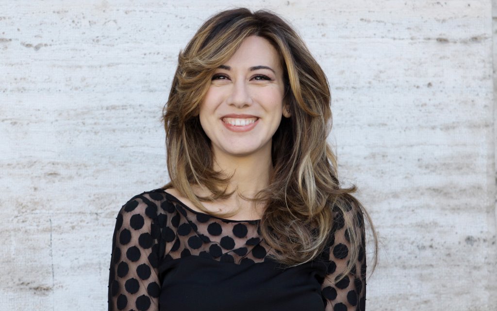 24 Feb 2014, Rome, Italy --- Photocall for the film 'Una donna per amico' Pictured: Virginia Raffaele --- Image by © Cosima Scavolini/Splash News/Corbis